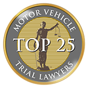 Motor Vehicle Trail Lawyers Top 25 Badge